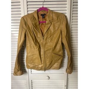 Ann Taylor Faux Leather‎ Jacket Size Small